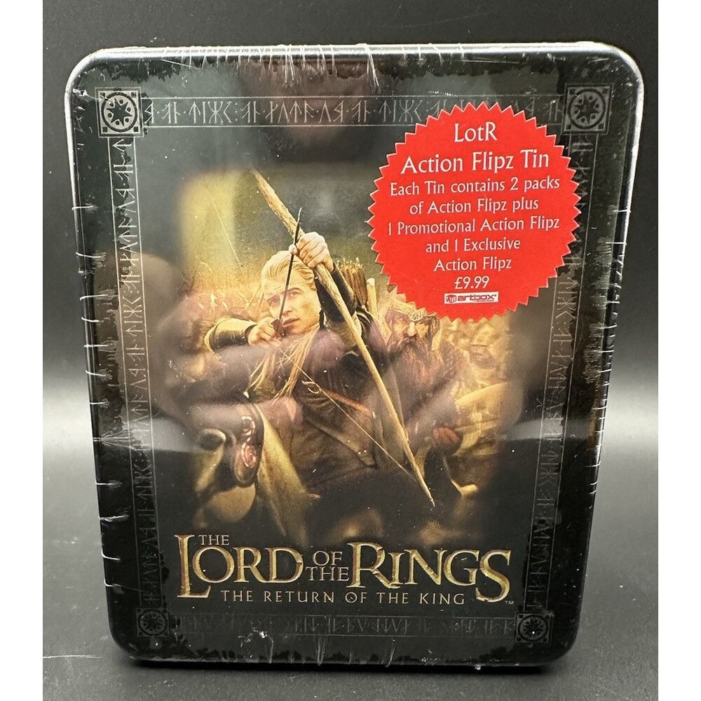Lord of the Rings - Return of the Kings 2003 UK Action Flipz Tin - SEALED